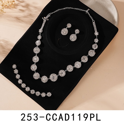[253-CCAD119PL] collar y aro y pulsera