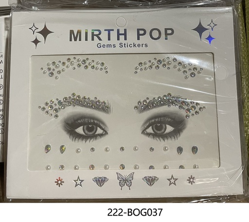 [222-BOG037] MIRTH POP GEMS STICKERS