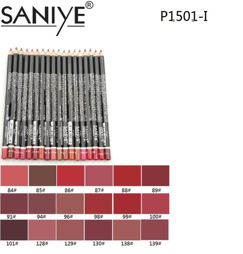 [P1501-I] Lápiz labial/delineador 15cm (punta con color/tapa plástica negra)