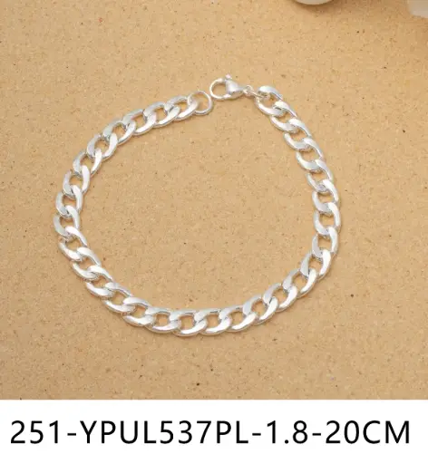[251-YPUL537PL-1.8-20CM] Pulsera