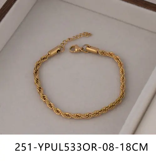 [251-YPUL533OR-08-18CM] Pulsera