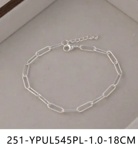 [251-YPUL545PL-1.0-18CM] Pulsera