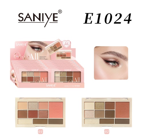 [E1024] SOMBRA+ILUMINADOR+SOMBRA PARA CEJAS+CONTOUR